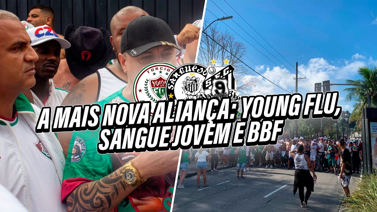 HISTÓRICO! A MAIS NOVA UNIÃO DAS TORCIDAS DE SANTOS E FLUMINENSE 