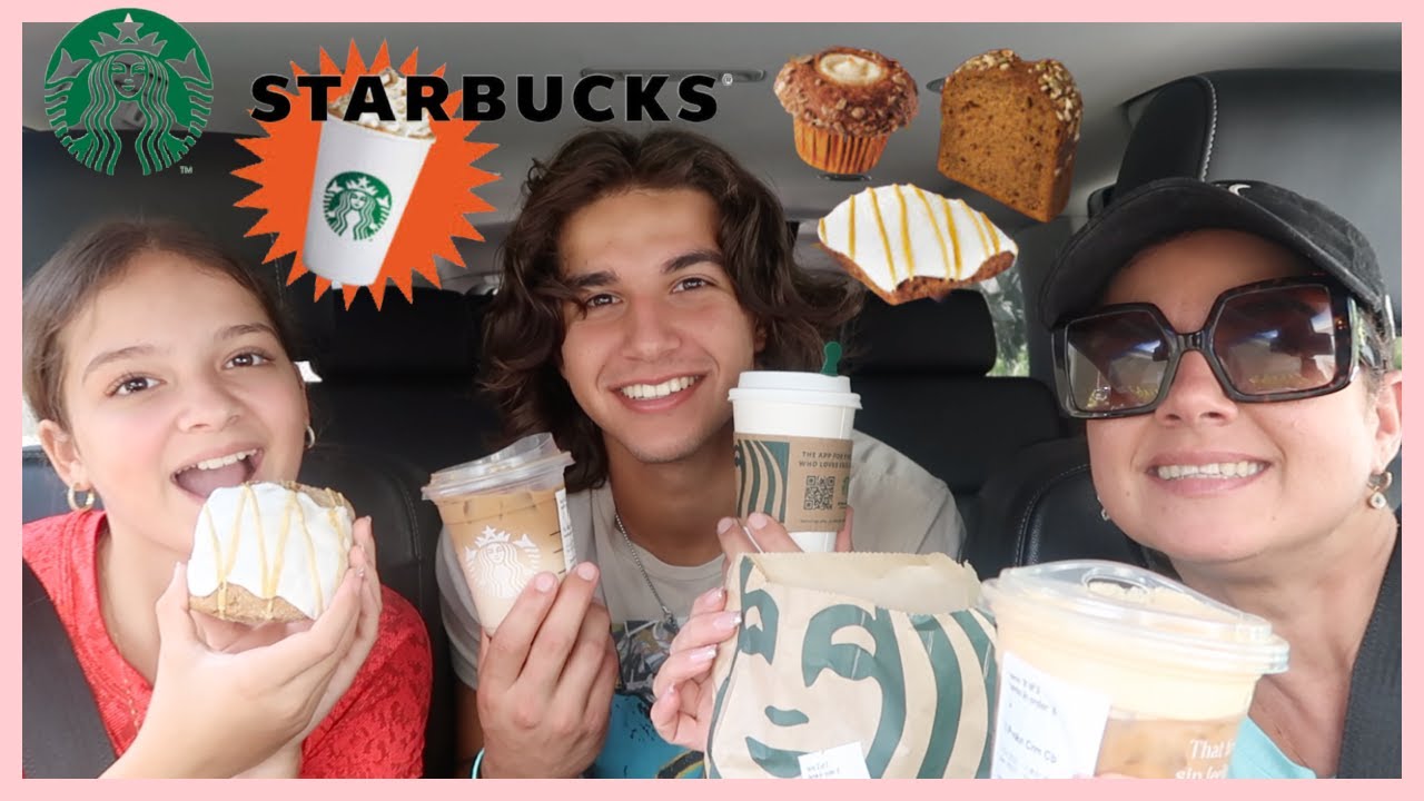 Trying Starbucks NEW 2022 Drinks and Treats!!!Keilly&Kendry.