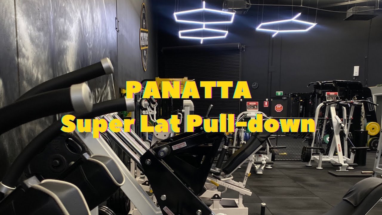 THE BEST BACK MACHINES - SUPER LAT PULL-DOWN by PANATTA | Culture Fitness