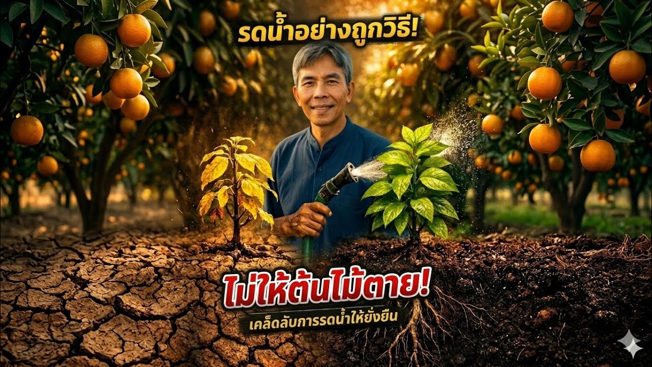 หยุดรดน้ำแบบนี้! ถ้าไม่อยากให้ต้นไม้ 