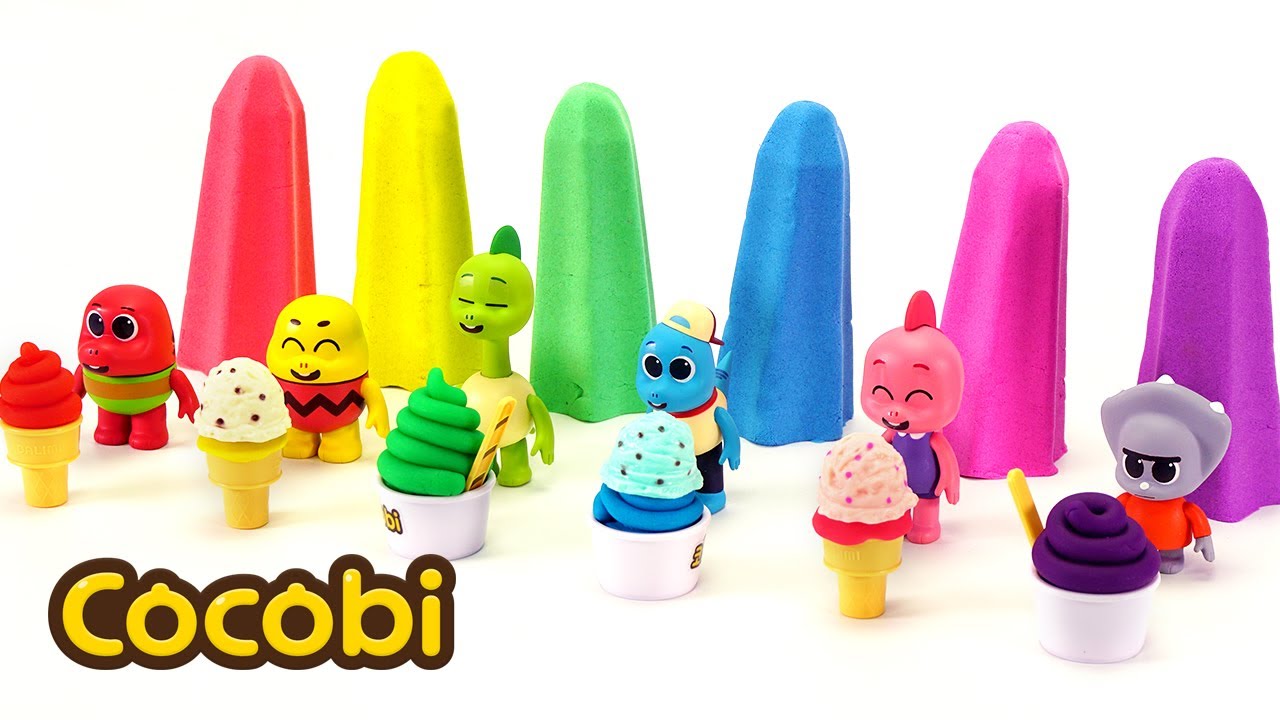 Babies Want Colorful Ice Cream! 🌈 Learn Colors + More Fun Videos For Kids | Cocobi