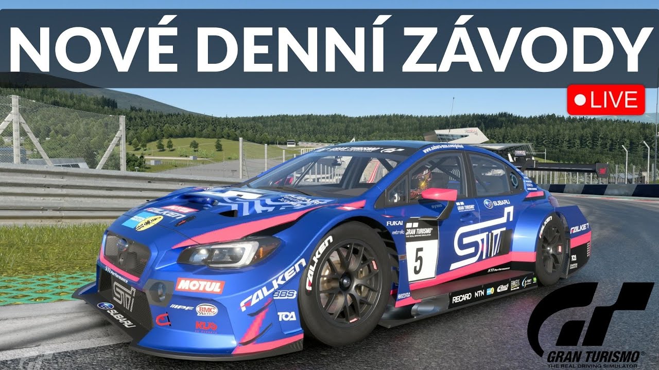 🔴LIVE | Gran Turismo 7 | NOVÉ DENNÍ ZÁVODY | Vyhrajeme?