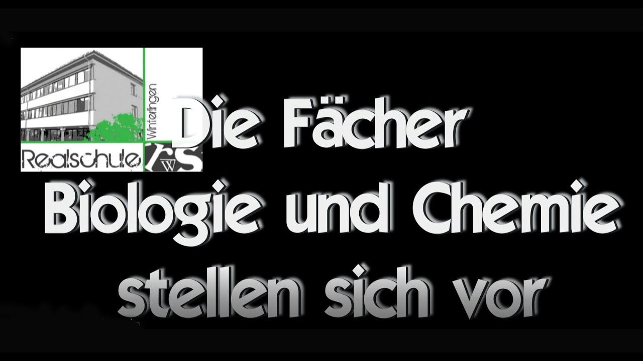 Schnuppernachmittag RSW - die Fächer Biologie und Chemie stellen sich vor
