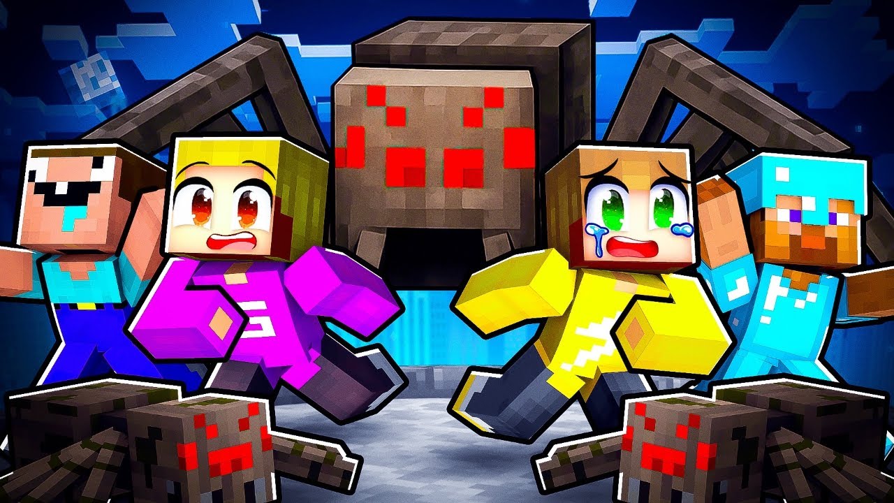 Spinnen Invasie In Kleurstad (Minecraft Survival)