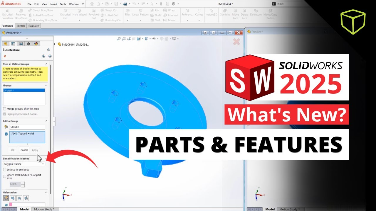 Sketch Patterns, Defeature, and More - What's New in SOLIDWORKS 2025