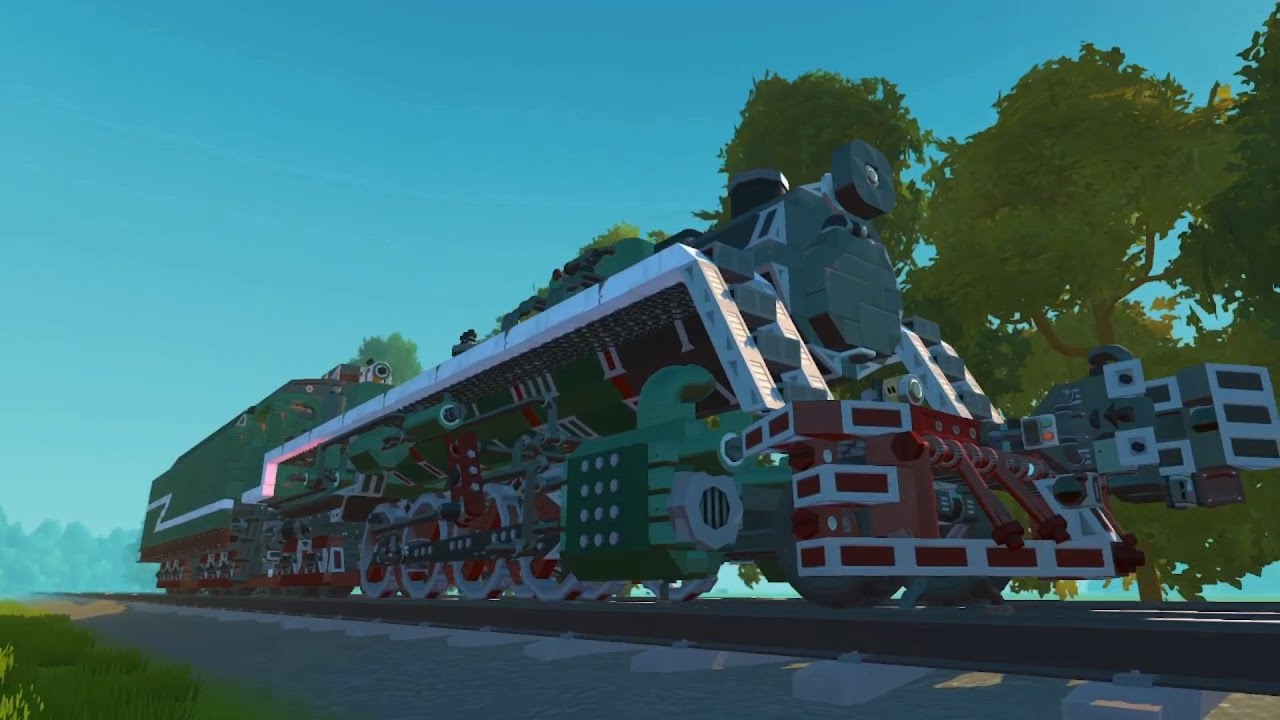 Паровой двигатель двойного действия в Scrap Mechanic