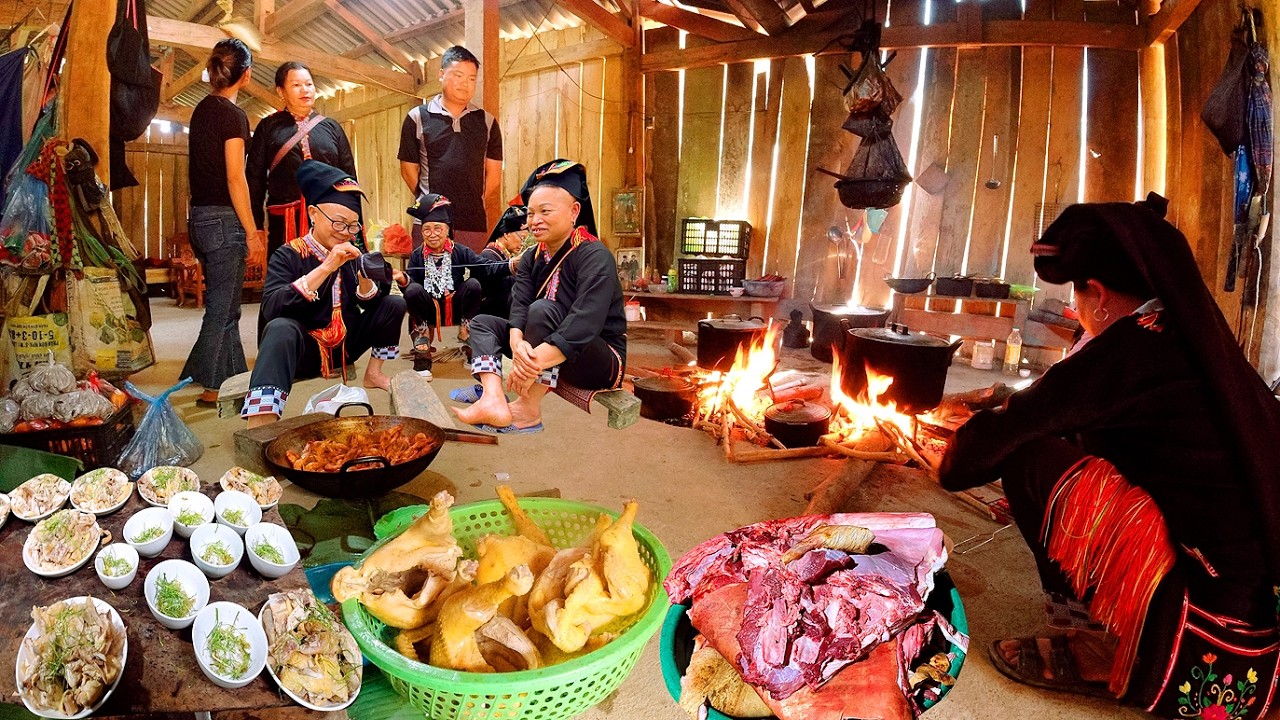 MÙNG 4 TẾT, NÉT VĂN HÓA  ĂN TẾT ĐẶC BIỆT CỦA NGƯỜI DAO ĐỎ