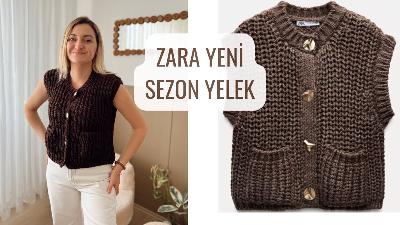 SELANİK ÖRNEĞİ YELEK NASIL ÖRÜLÜR 🌸 DETAYLI ANLATIM #knitting