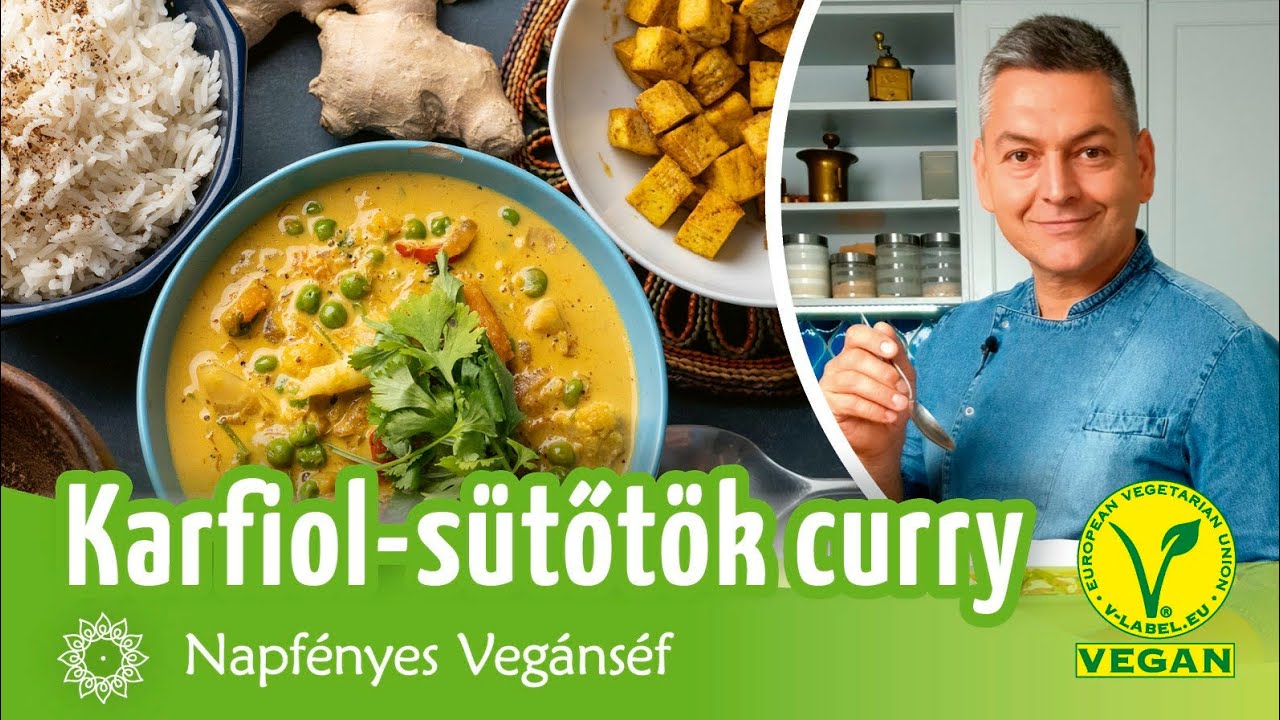 Karfiolos sütőtökös indiai curry