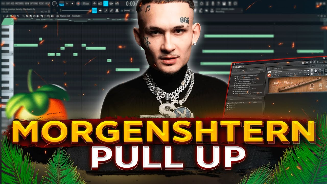 MORGENSHTERN - PULL UP [РАЗБОР БИТА] Как написать БИТ в Fl STUDIO 20  Обучение фл студио Моргенштерн