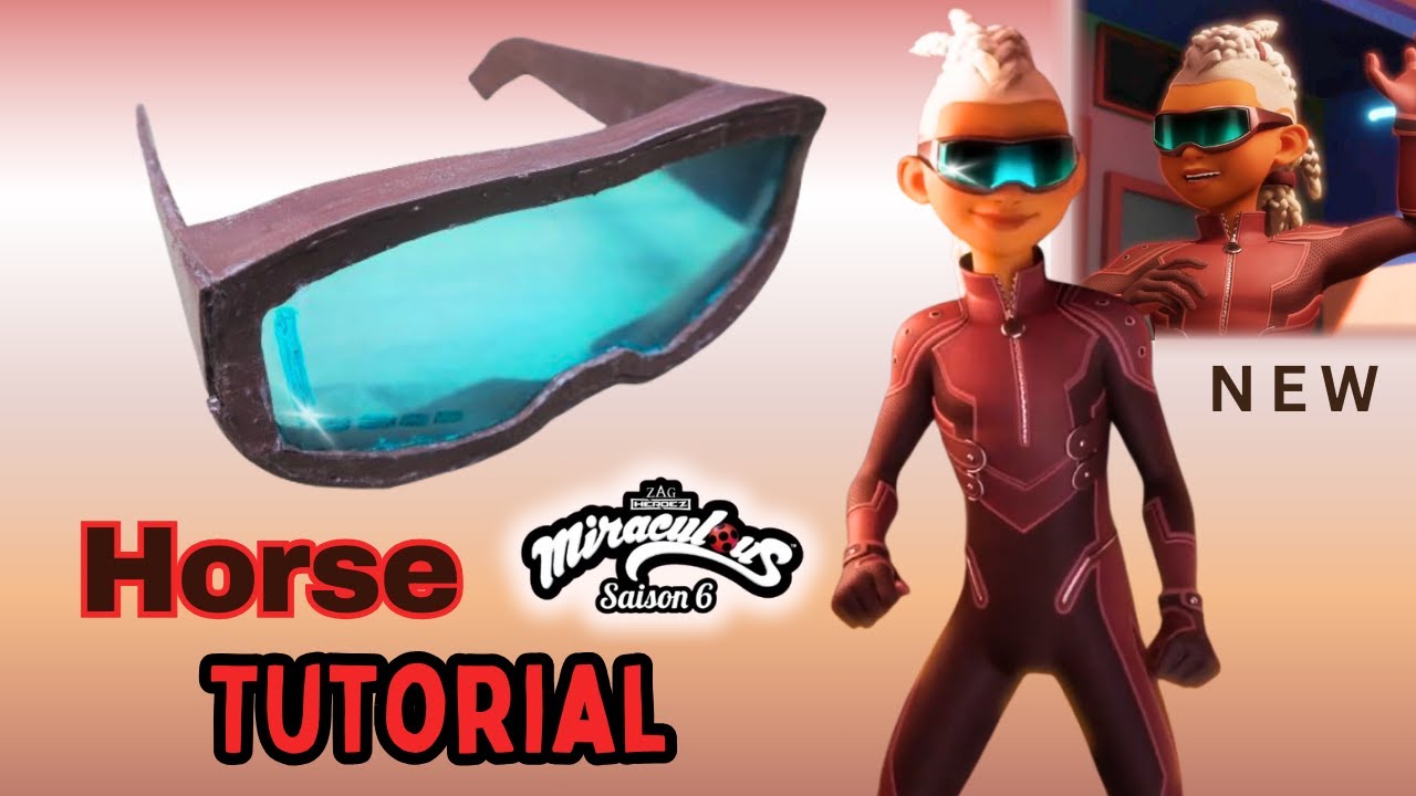 DIY Miraculous Ladybug NEW SEASON 6 Pegasus Glasses  ✨ New Horse Miraculous Tutorial