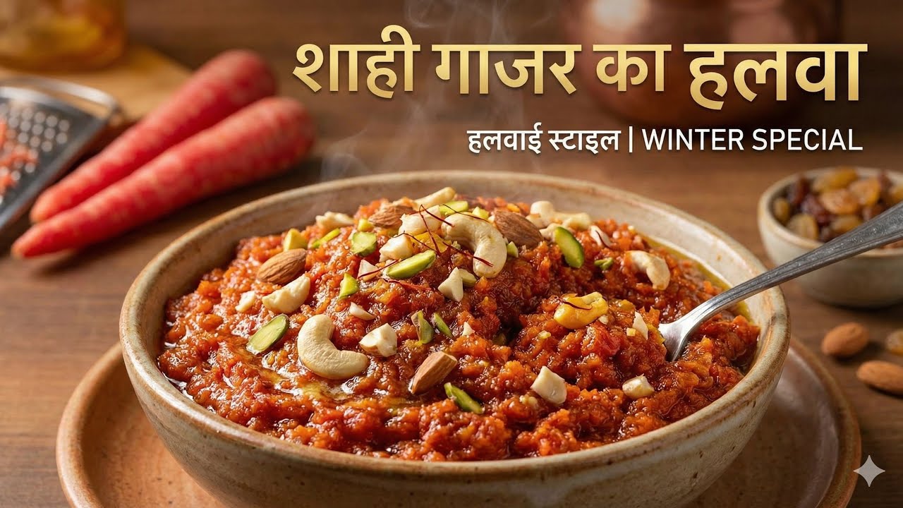 Sardiyo Ka Tohfa: Shahi Gajar Ka Halwa Recipe ❤️ #love #yosho #halwa #gajarkahalwa 