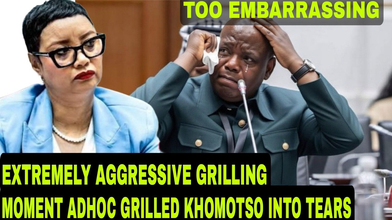 YOU ARE TALKING NONSENSE - ADHOC AGGRESSIVELY GRILL Khomotso Phahlane over R500k BRIBE With Matlala
