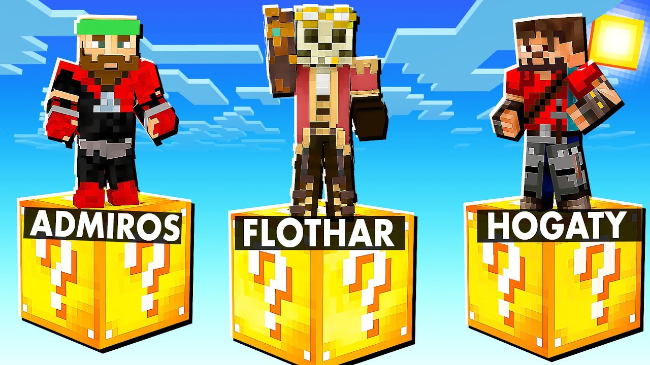 EKIPOWA BITWA LUCKY BLOCK w MINECRAFT - 1 Lucky Block Challenge