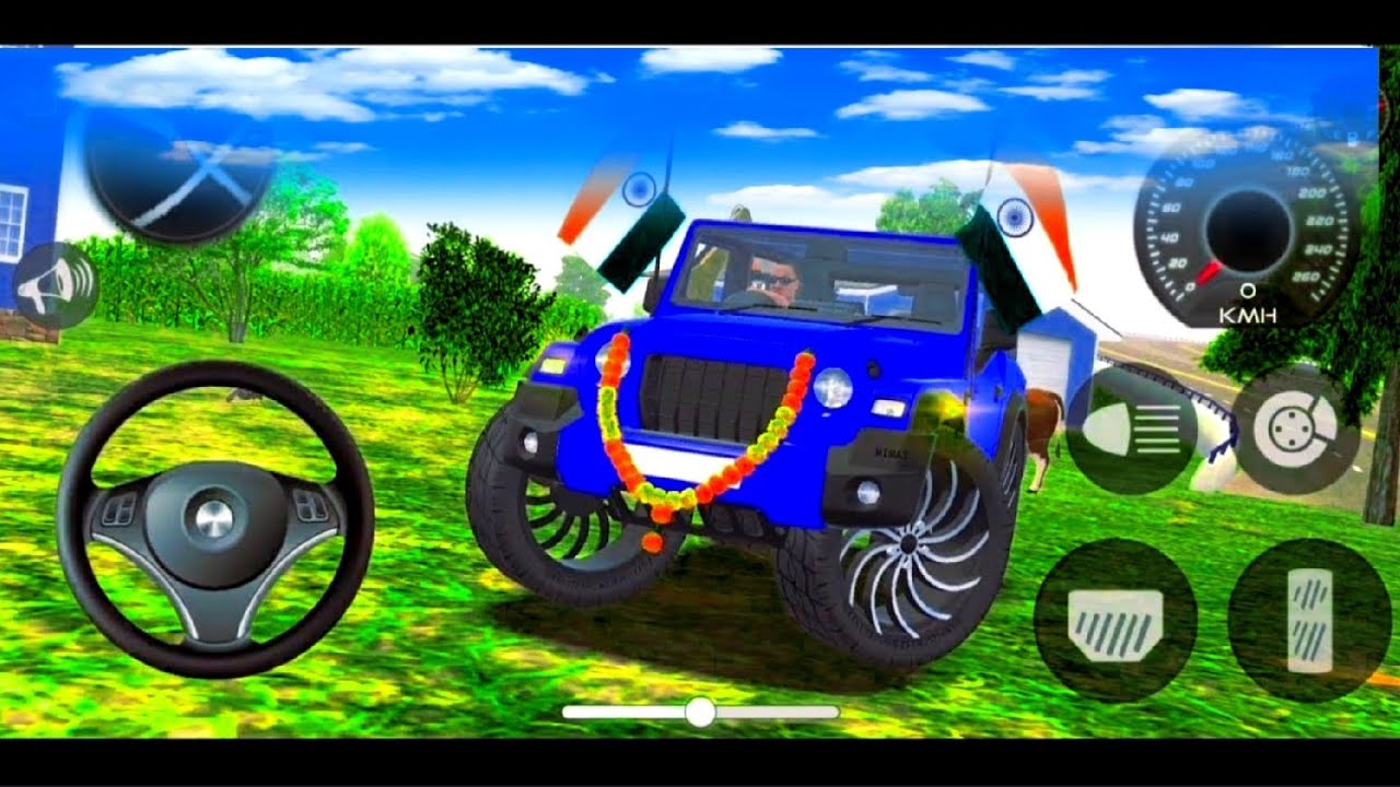 Modified Mahindra Thar😈Games:Indian Blue Thar (Gadi Wala Games) Car Game Android Game - #2026