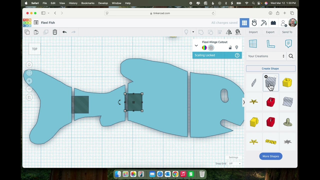 Create an articulated animal: Part 3 - Draw an animal and add hinges