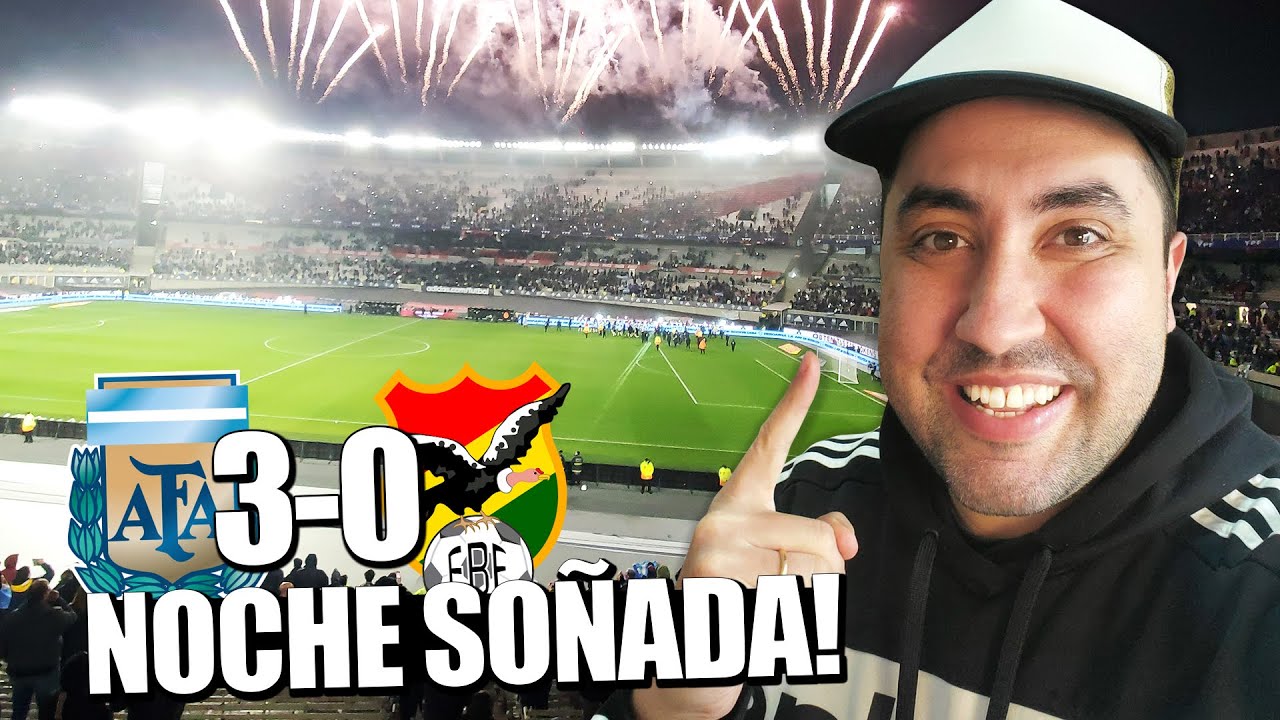 ARGENTINA 3 - 0 BOLIVIA | Reacción en el Estadio | Eliminatorias Qatar 2022