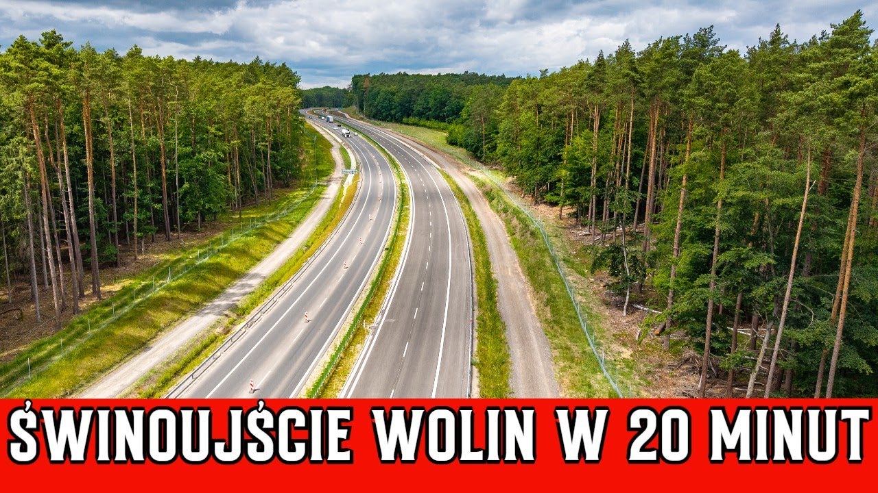 ŚWINOUJŚCIE - WOLIN W 20 MINUT WOLIN NAJWIESZY BENEFICJENTEM S3 Zobacz trasę Świnoujście Tunel Wolin
