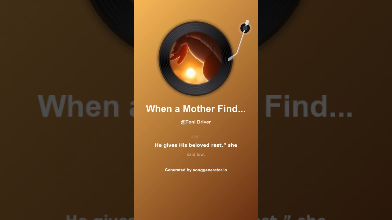 When a Mother Finds the Morning