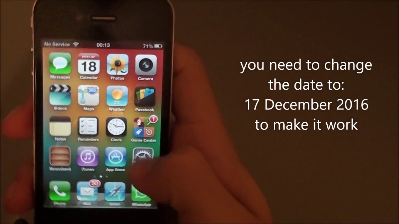 How to download and Activate whatsapp on IOS 6.1.3 2017