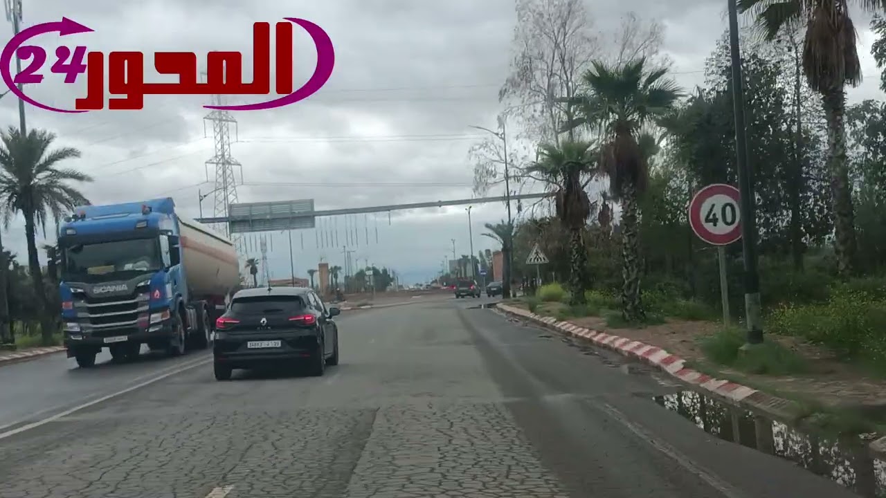 جولة صباحية بمدينة تامنصورت ، تحت جو جميل جدا .