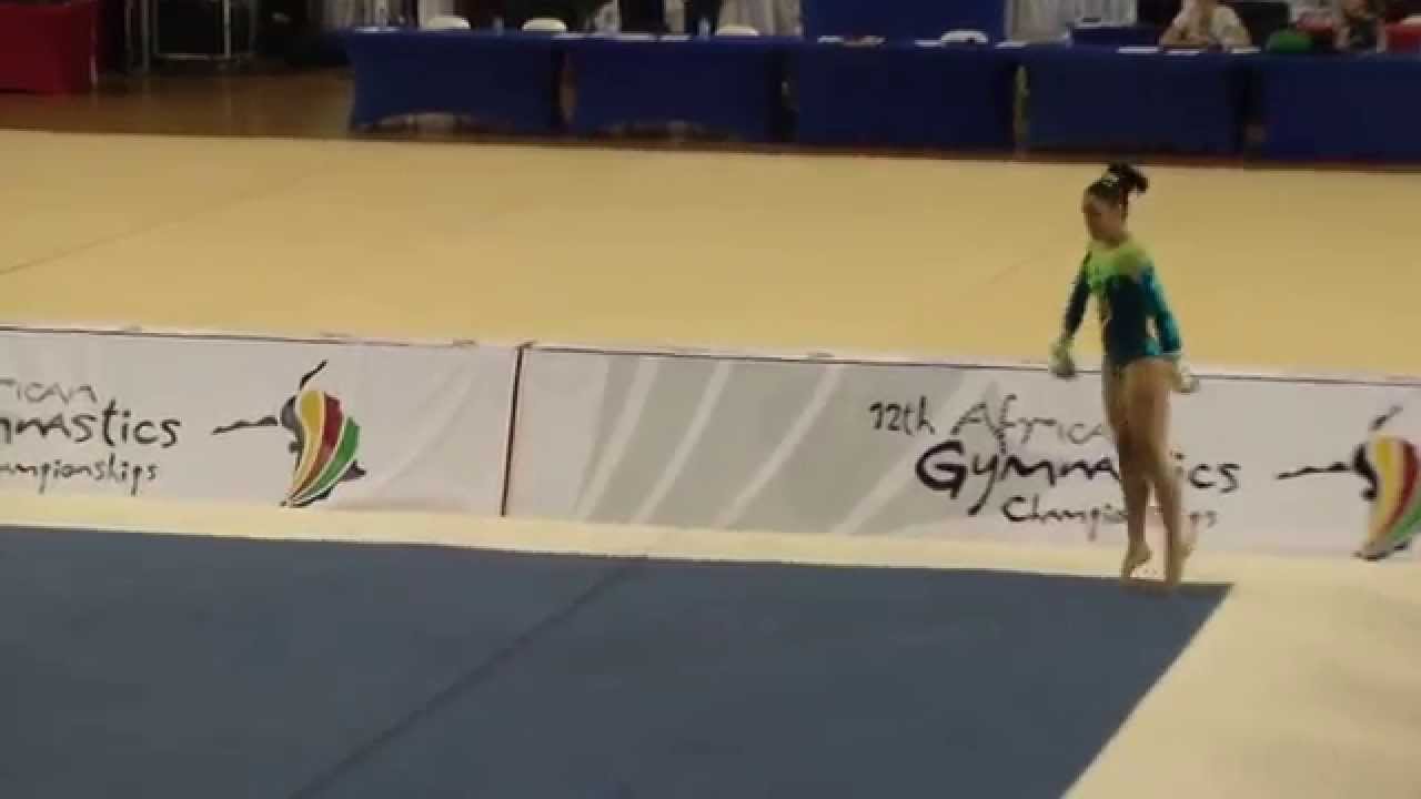 African Gymnastics Championship 2014 - Kirsten Beckett