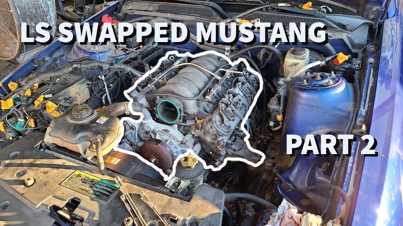 LS Swapped S197 Mustang PT.2 | Engine Is Installed, Its Really That EASY
