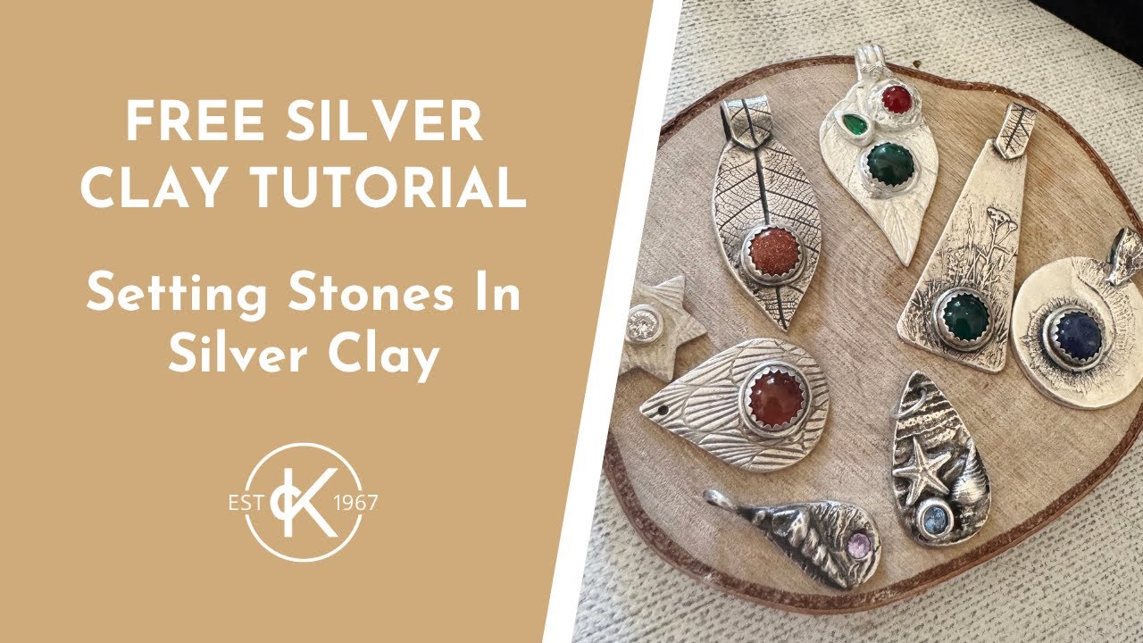 Beginner Silver Clay Tutorial | Episode 5 | Stone Setting in Silver Clay