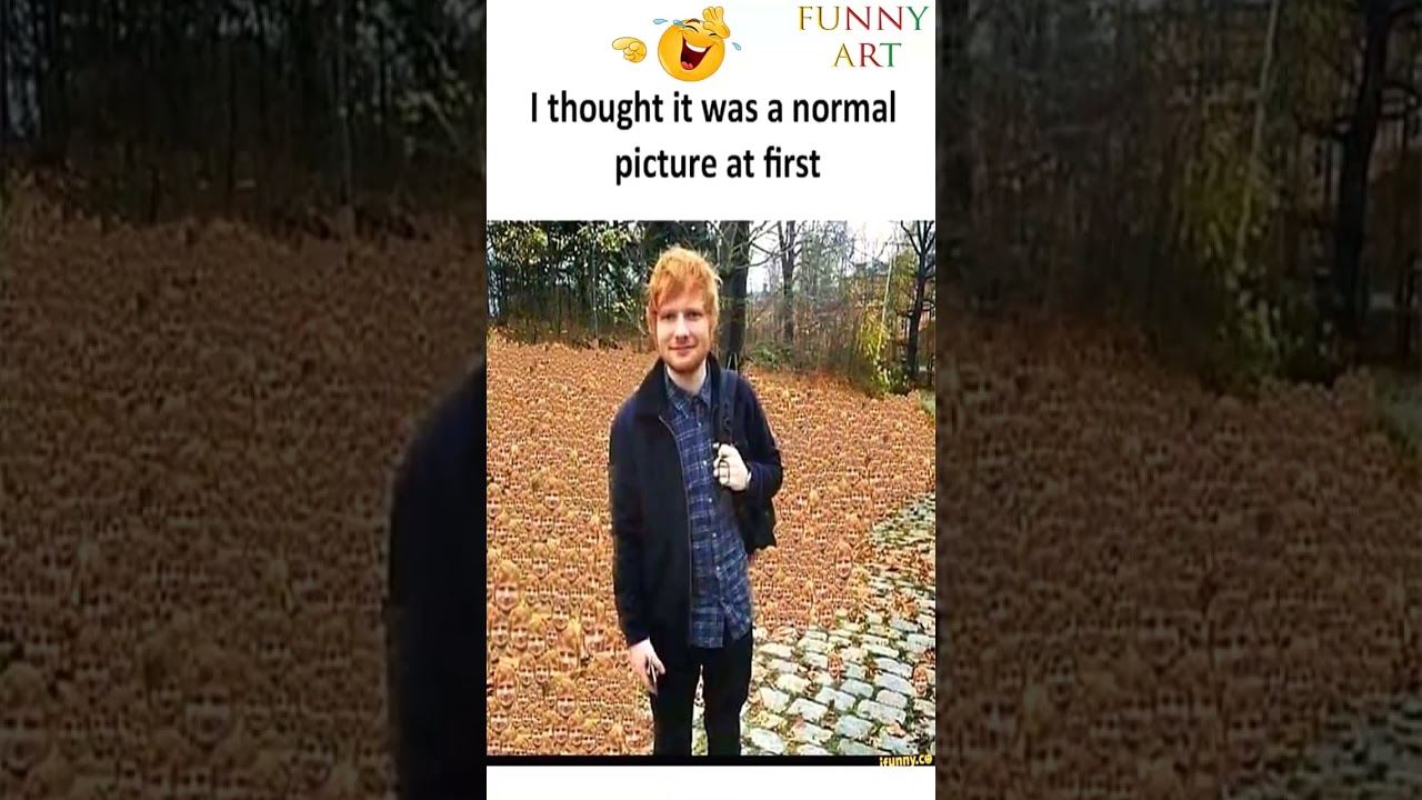 I THOUGHT IT WAS A NORMAL PICTURE AT FIRST .!! 😜