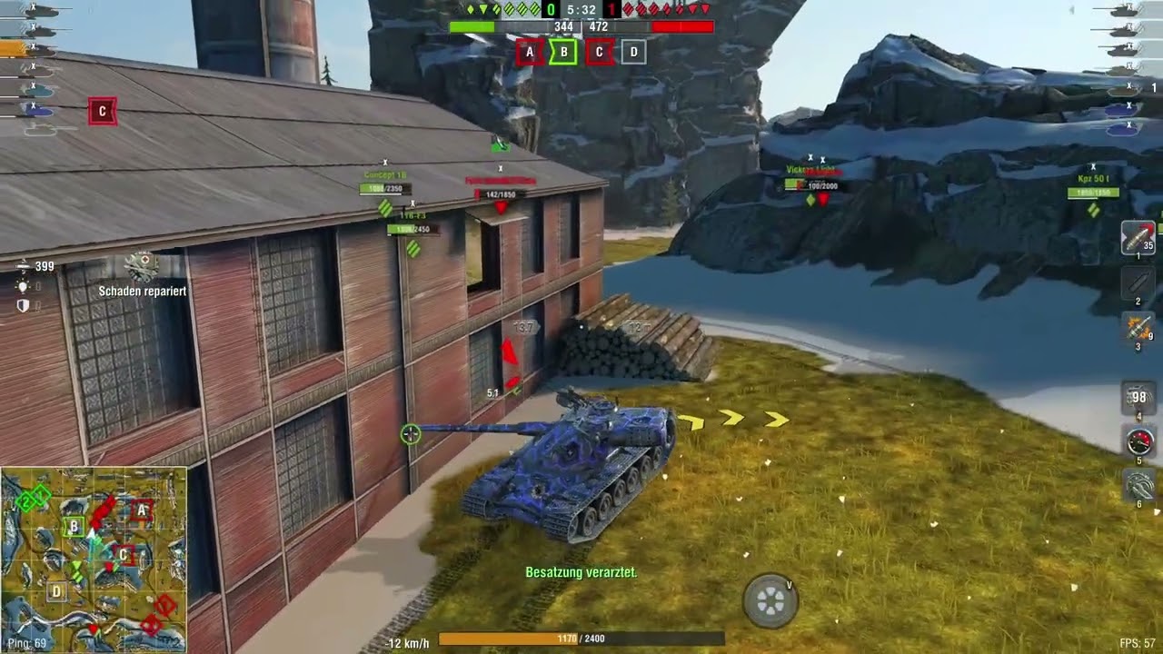 Wir probieren den Rinocceronte aus. World of Tanks Blitz LetsPlay deutsch