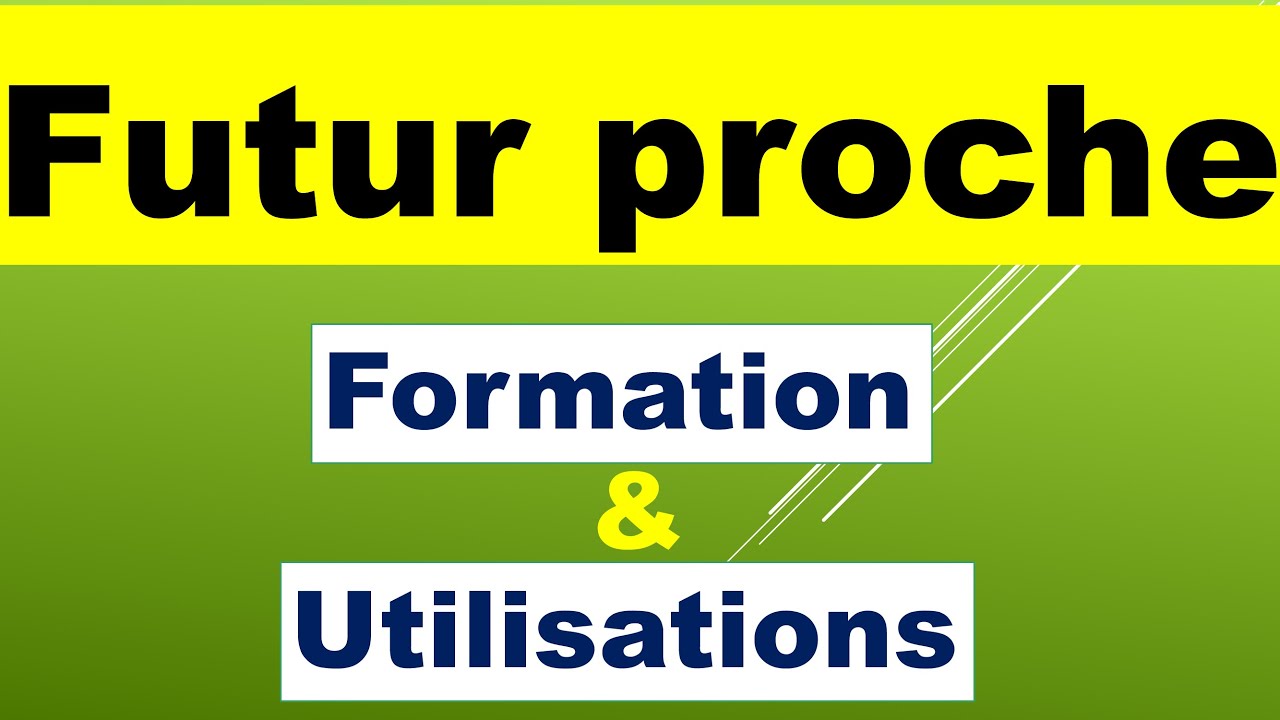 Le futur proche : Formation et Utilisations