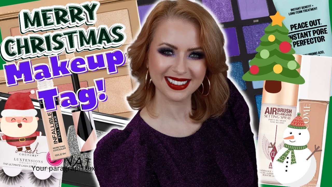 The Merry Christmas Makeup Tag 2022 | Steff's Beauty Stash x Vinyl Beauty Collab