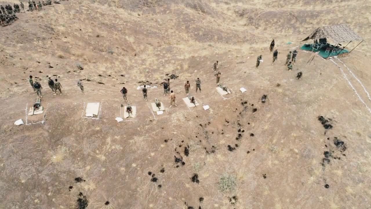 PAK ARMY (FC) TRAINING VIDEO CAPTURED FROM DRONE CAMERA