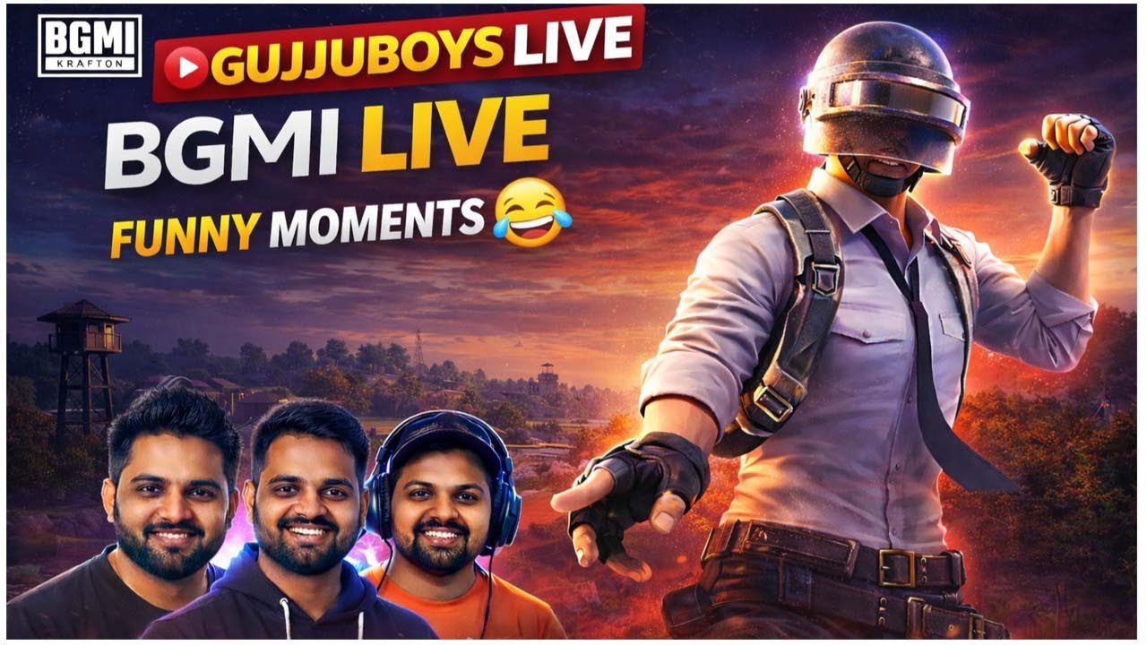 BGMI LIVE 🔴 | Squad Gameplay with GujjuBoysLive | Full Action