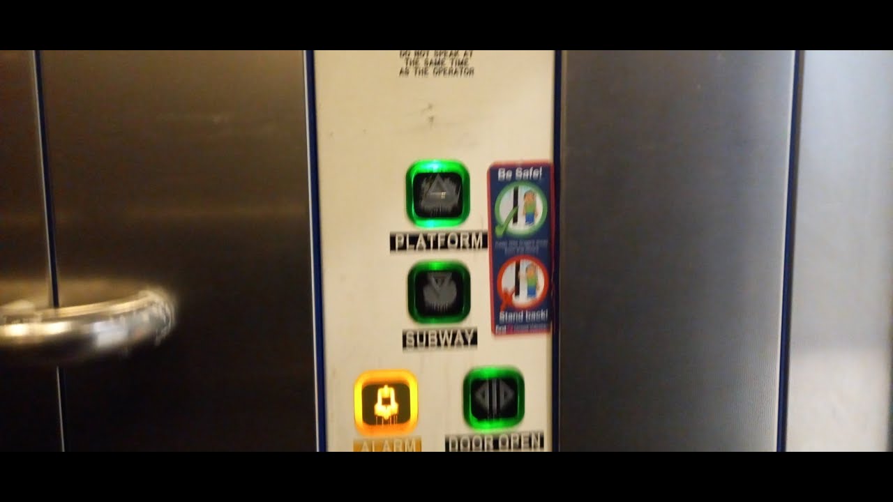 Epic!! Stannah lift at Bristol Temple Meads Platforms 1-4