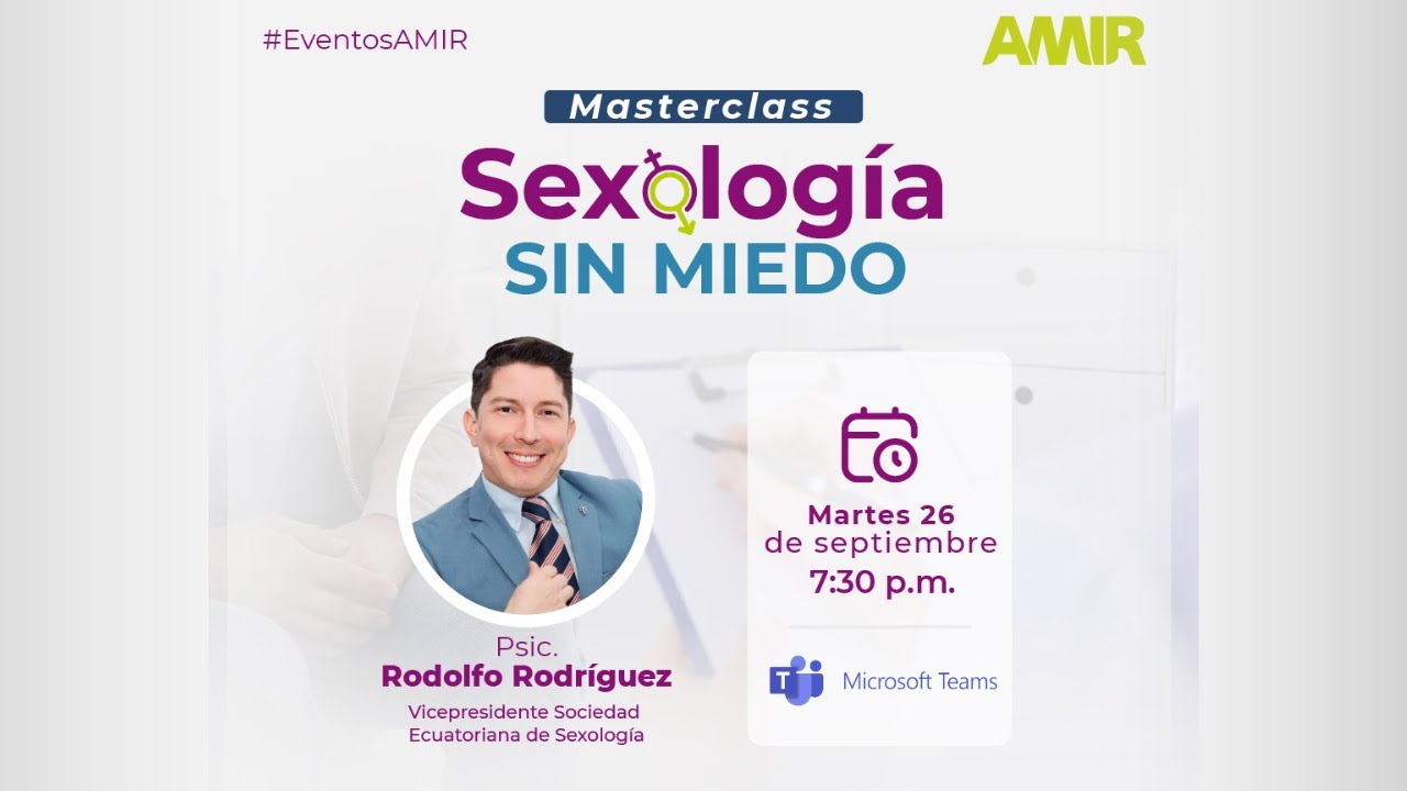 Masterclass Sexolog&iacute;a sin miedo.