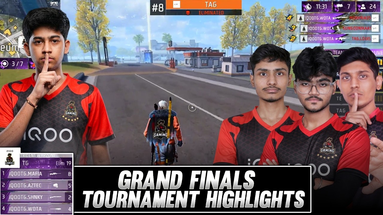 iQOO TG VS TEAM ELITE IN LAST MATCH | ANOTHER GRAND FINALS HIGHLIGHTS | #4 IN OVERALL STANDING #FF