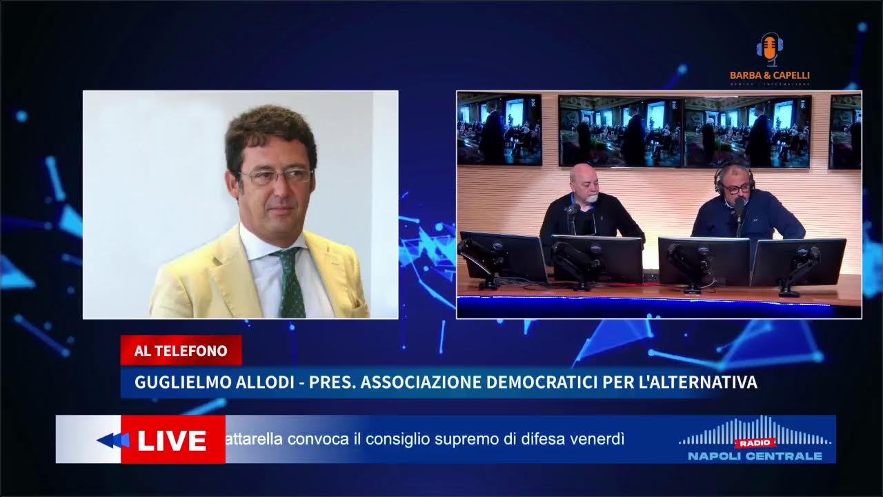 Barba&Capelli, Radio Napoli Centrale e TV Luna con Corrado Gabriele e Raffaele Ambrosino 10/03