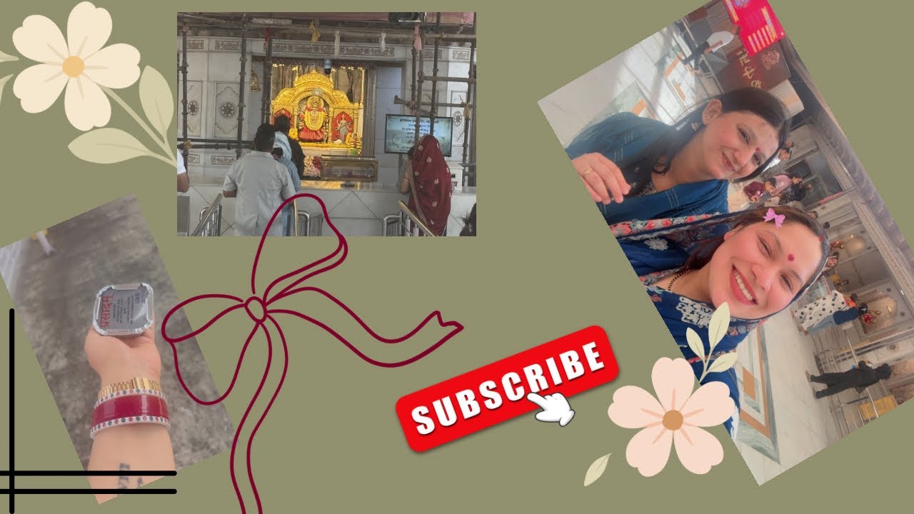 Vlog 63 Mata Rani ka asirwad lene gye unke pass 🙏🏻or Ankit bhai ki mehndi bhi enjoy Kari😌✨