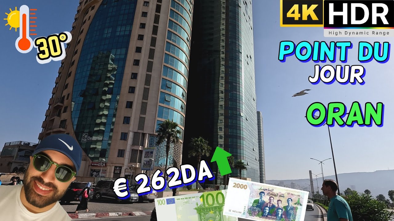 Du front de mer à Seddikia : sous un soleil bienveillant🌤️30° TAUX 1€= ⬆️258DA #354     #dz #oran