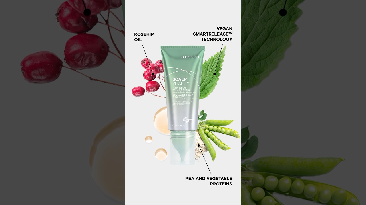 Need to give your scalp the TLC it deserves? Joico Scalp Vitality Exfoliating Foaming Scrub💚🫧