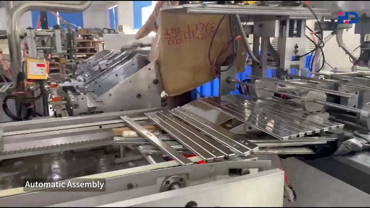 Ball bearing slide production