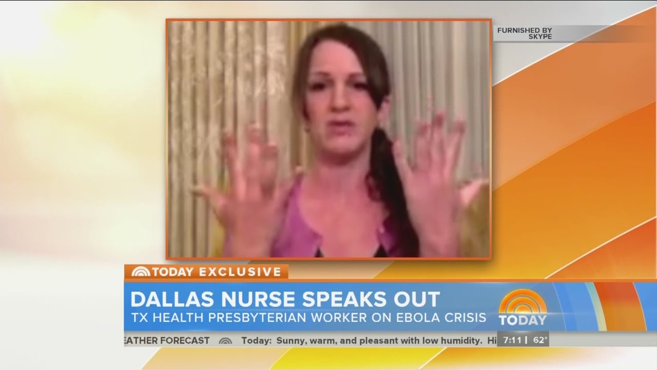 Dallas nurse speaks out about ebola care