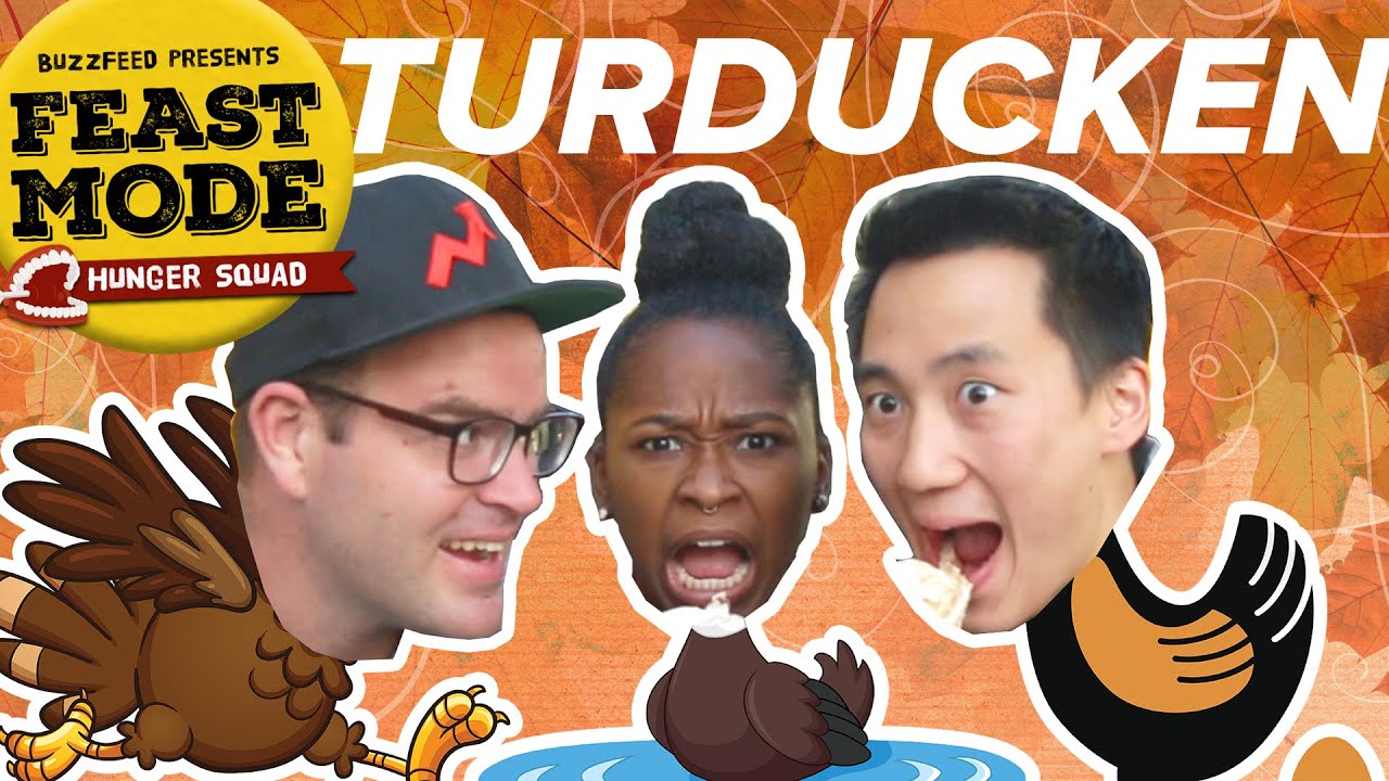 Craziest Thanksgiving Foods Taste Test • Feast Mode Hunger Squad
