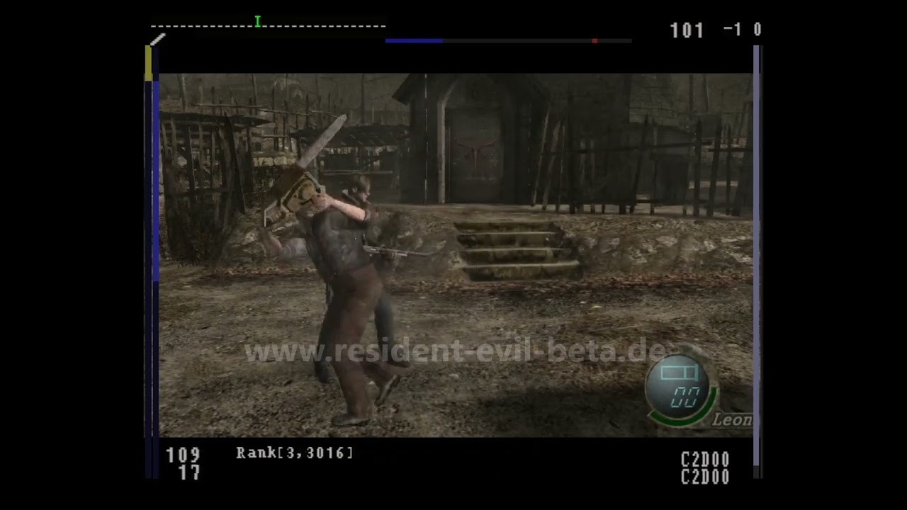 Resident Evil 4 Beta  :  Removed Chainsaw death scene