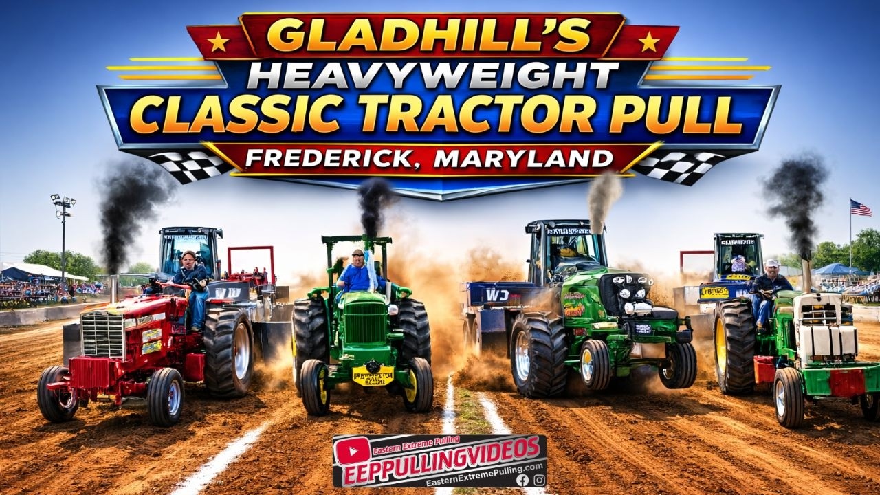 HEAVYWEIGHT TRACTOR PULLING ACTION AT GLADHILL'S!