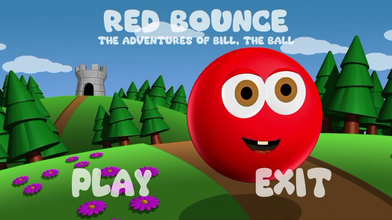 🛑 Red Bounce Ball Level 1🗿😤-The Adventure Of Bill, The Ball !!