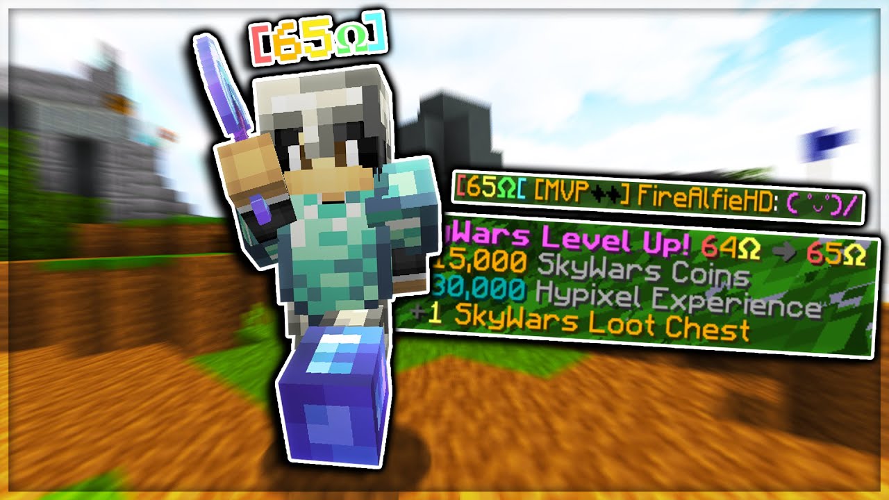 Hitting 65 Star In Hypixel Skywars!