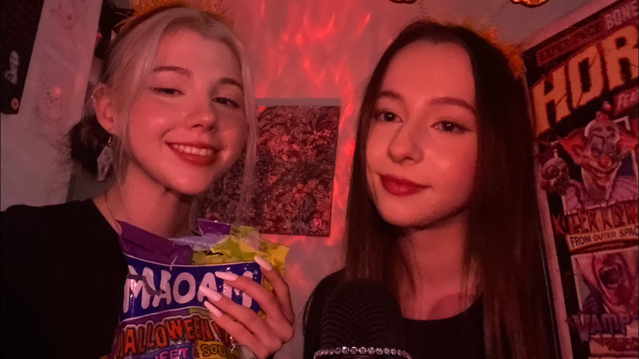 ASMR With My Sister Very Chaotic Spooky Edition 👻🎃🍂