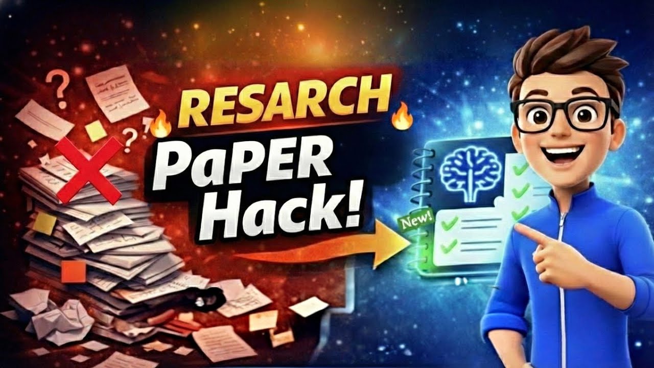 Secret Hack 🔥 |  રિસર્ચ પેપર બનાવો સરળ રીતે!